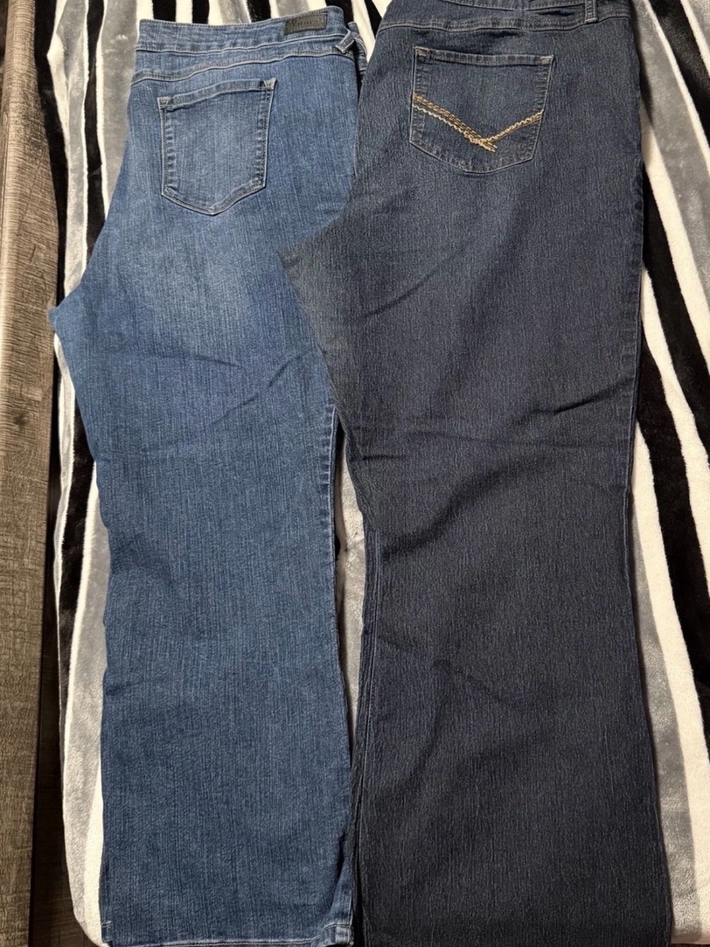 2 pairs of Natural Reflections jeans